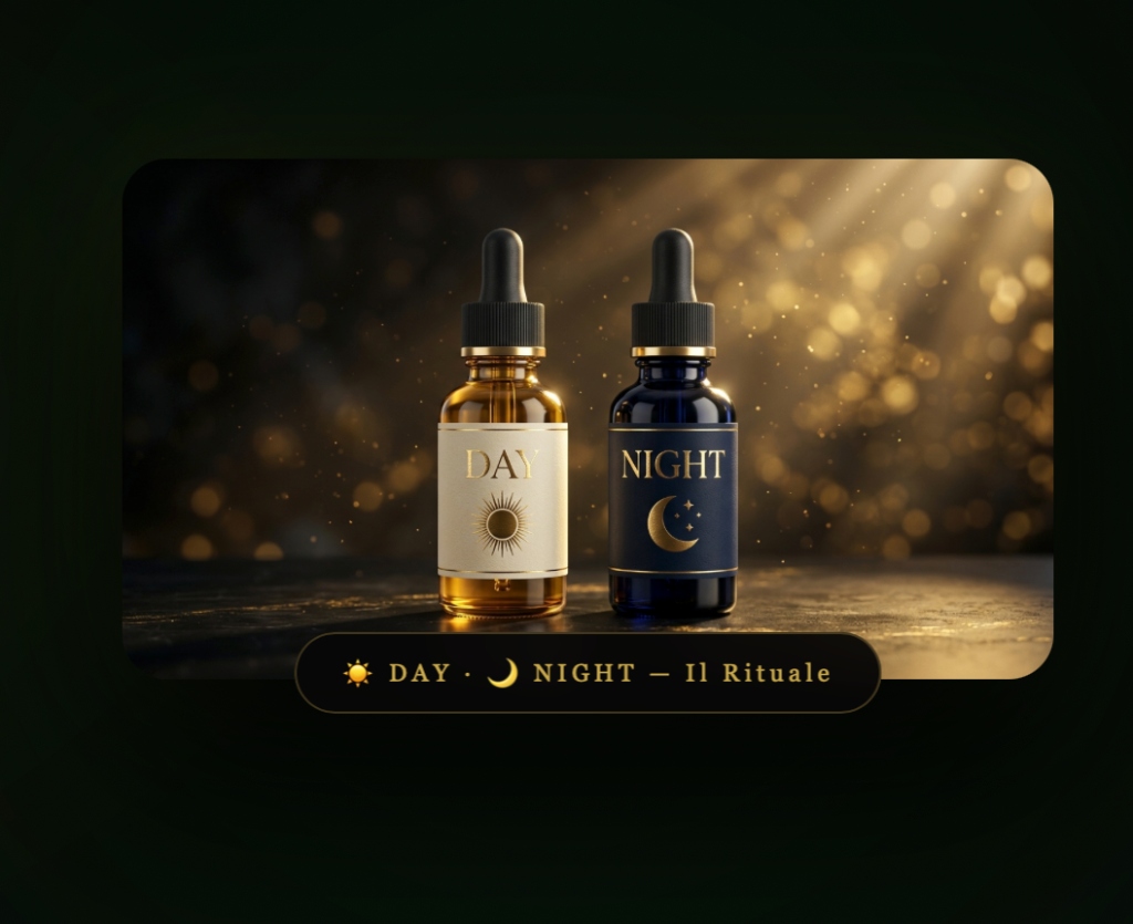 Laurus Gold DAY & NIGHT bottles